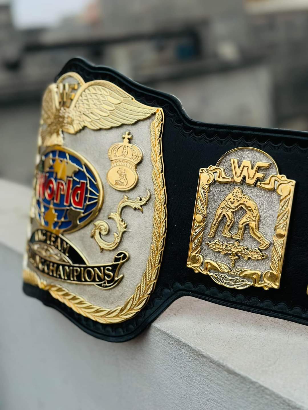 WWF Classic World Tag Team Championship Replica Title Belt