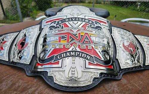Nachbildung des neuen TNA X-Division Championship-Gürtels