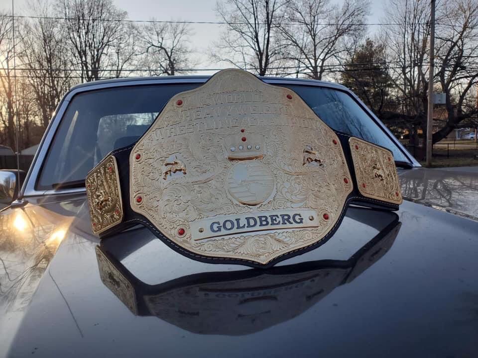 WCW Big Gold Heavyweight Championship Title Belt Replica