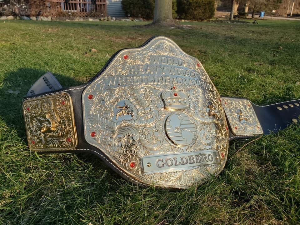 WCW Big Gold Heavyweight Championship Title Belt Replica