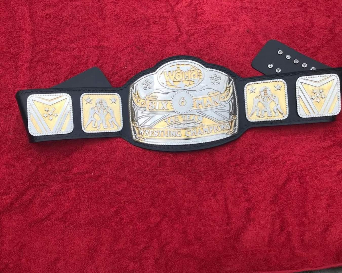 NWA Six man Tag Team Championship Belt