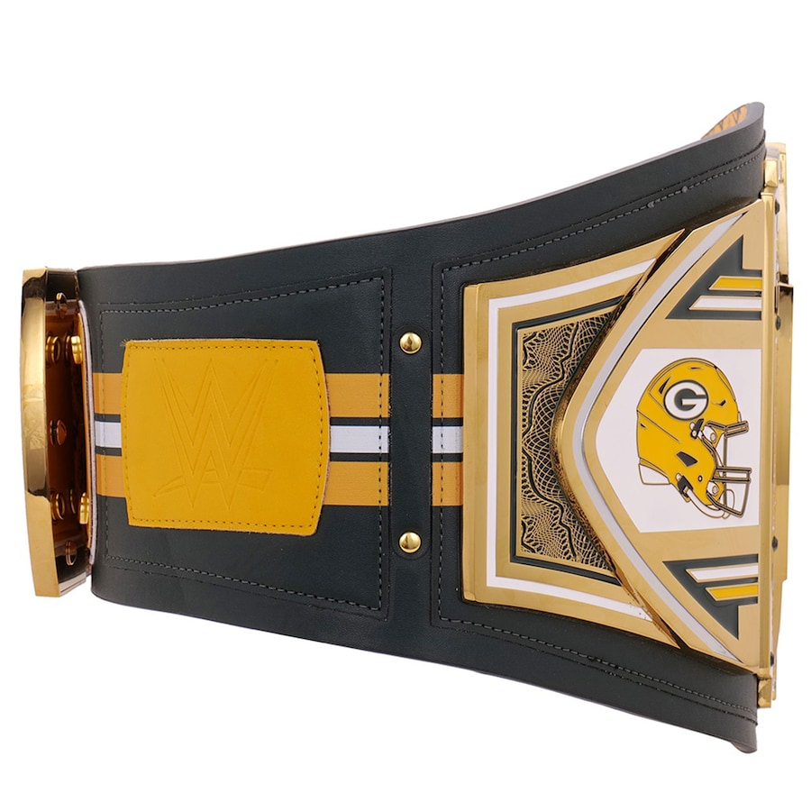 Belt with sports team logo and colors on a white background