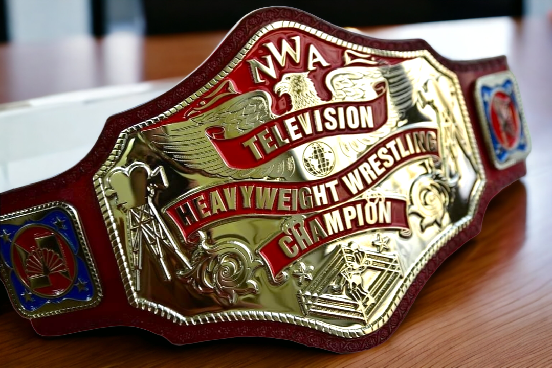 NWA National Heavyweight Championship Belt| nwa-television-heavyweight | championship belt | MnM Belts