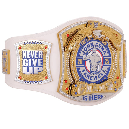John Cena Farewell Tour 2025 Spinner Championship Replica Belt