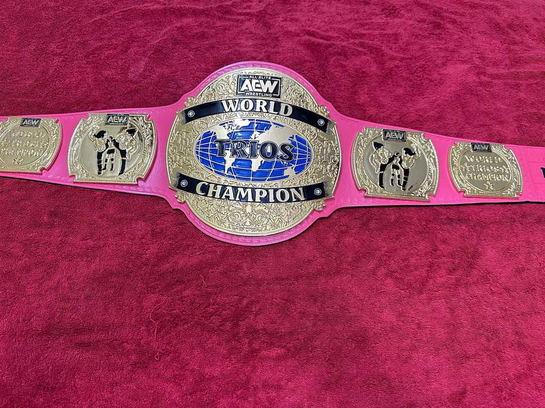 AEW World Trios Championship Title Belt