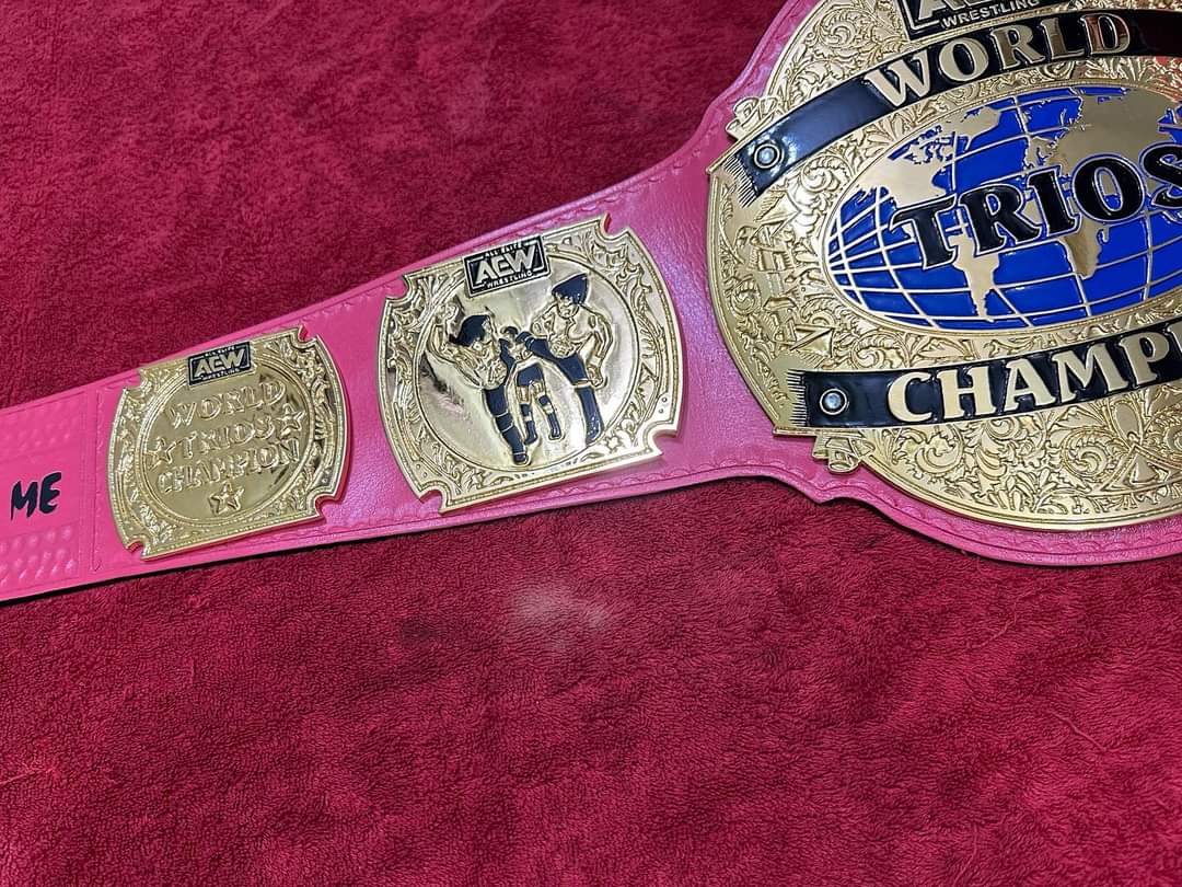 AEW World Trios Championship Title Belt