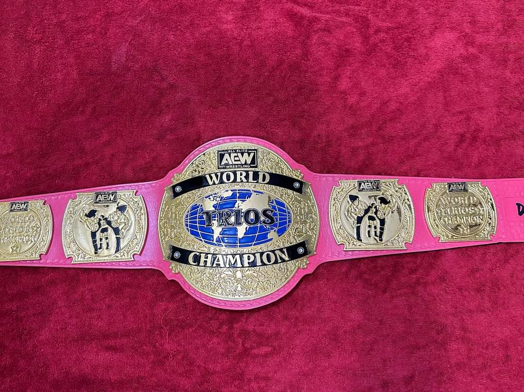 AEW World Trios Championship Title Belt