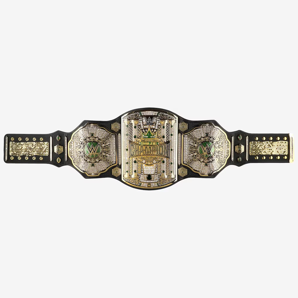 Men’s Crown Jewel Championship Belt – Premium Gold Plated Replica Title