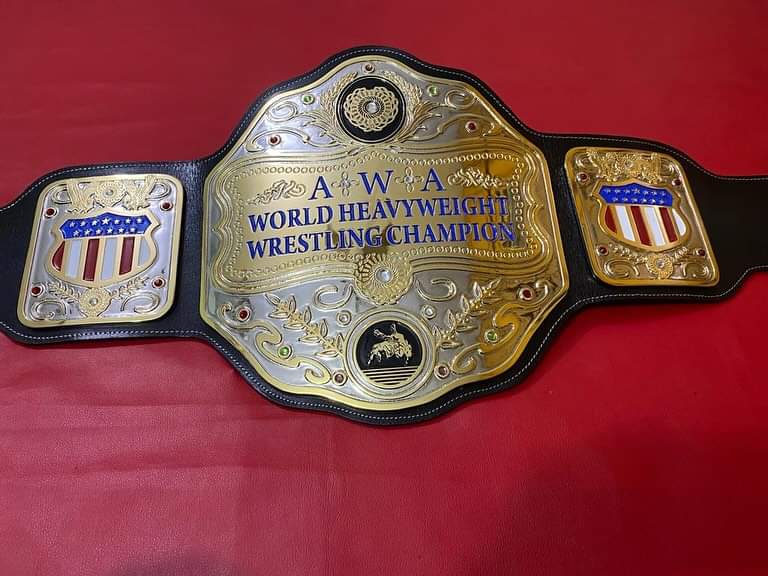 AWA World Heavyweight Championship Replica Title Belt - Inmate Edition