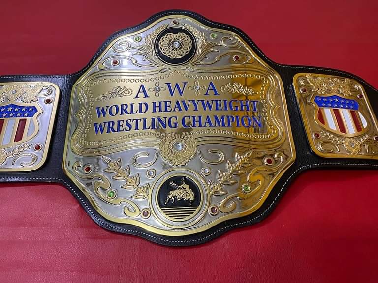 AWA World Heavyweight Championship Replica Title Belt - Inmate Edition