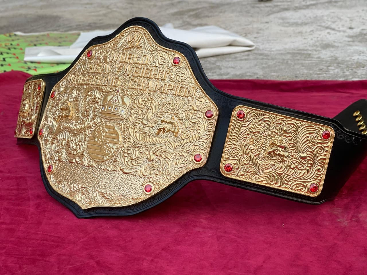 WWE Big Gold Championship Replica Title Belt