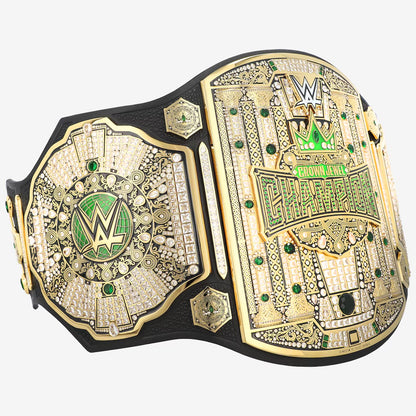 Men’s Crown Jewel Championship Belt – Premium Gold Plated Replica Title