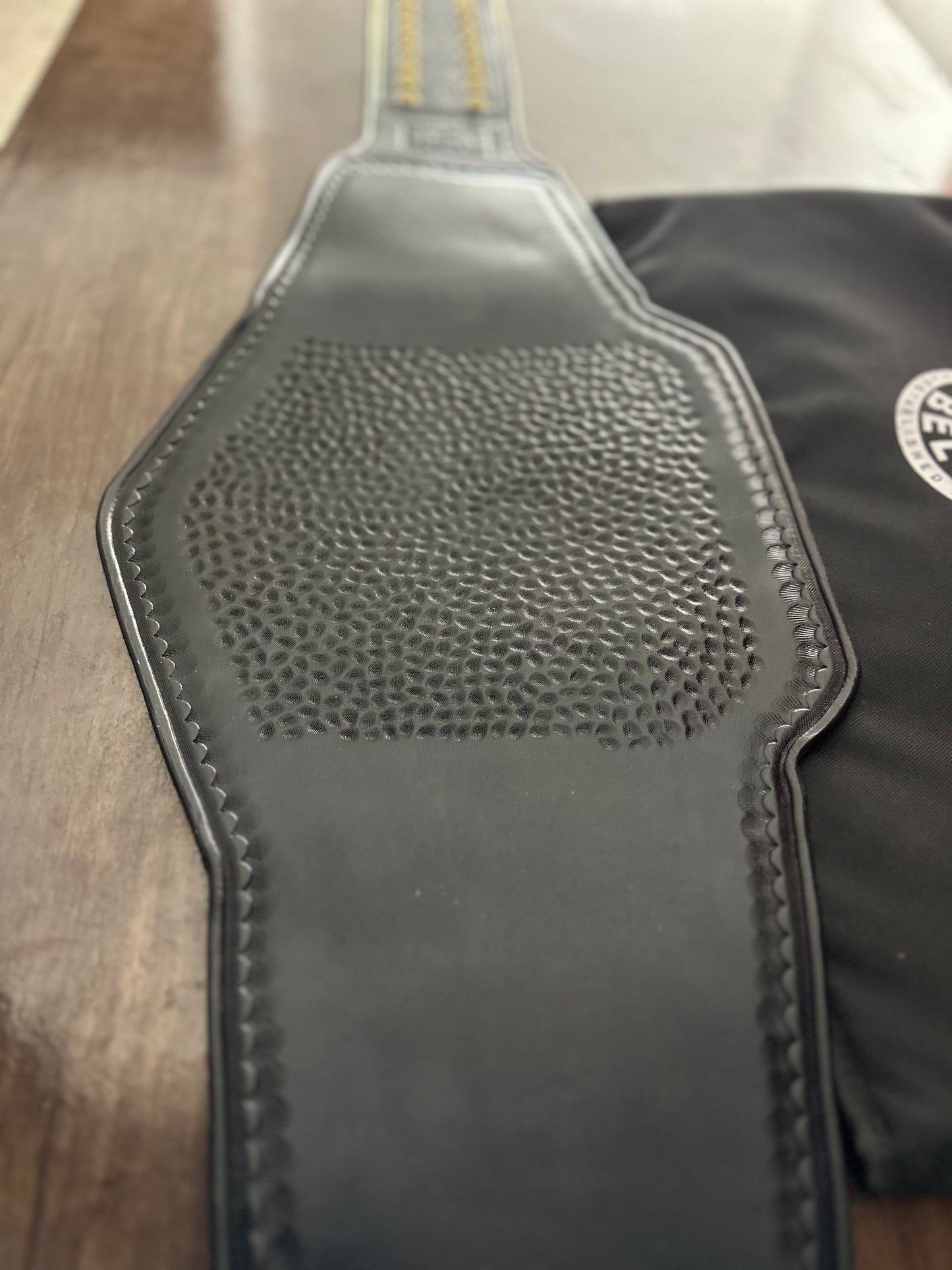 Hand-Tooled Leather Sendout Strap for NL WWE World Heavyweight Championship