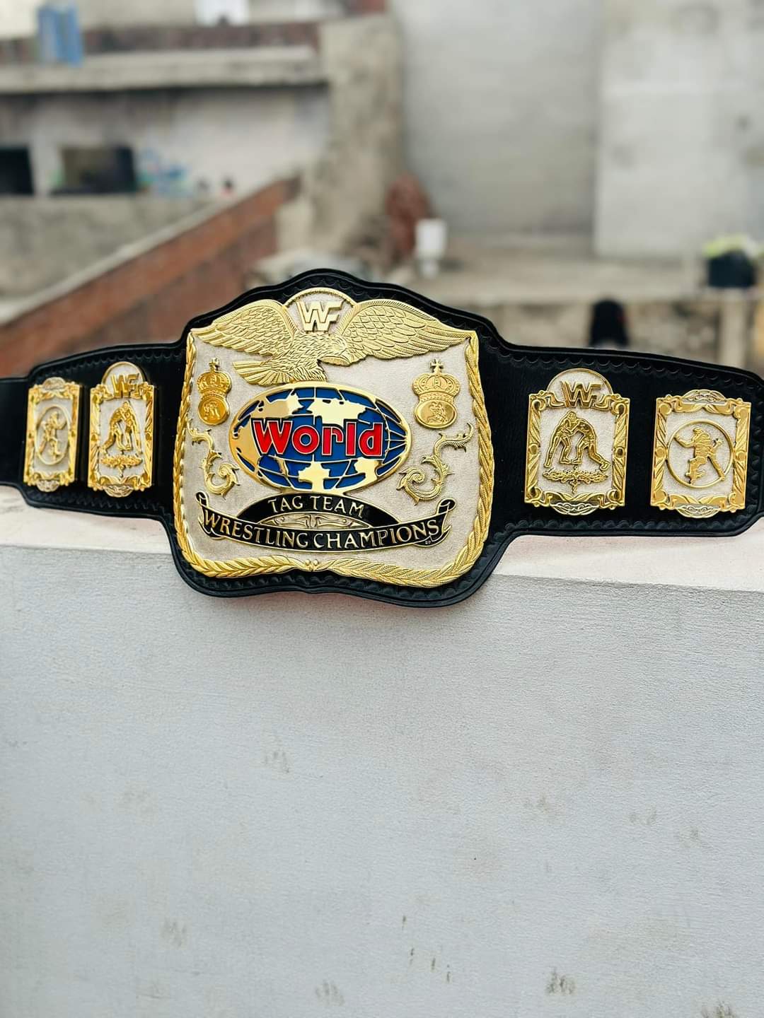WWF Classic World Tag Team Championship Replica Title Belt