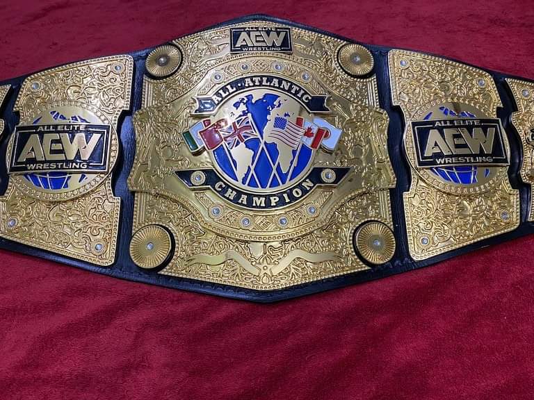 AEW All Atlantic Wrestling Championship Title Belt Replica