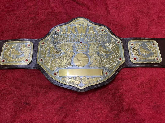 NWA Big Gold Championship Title Belt Replica
