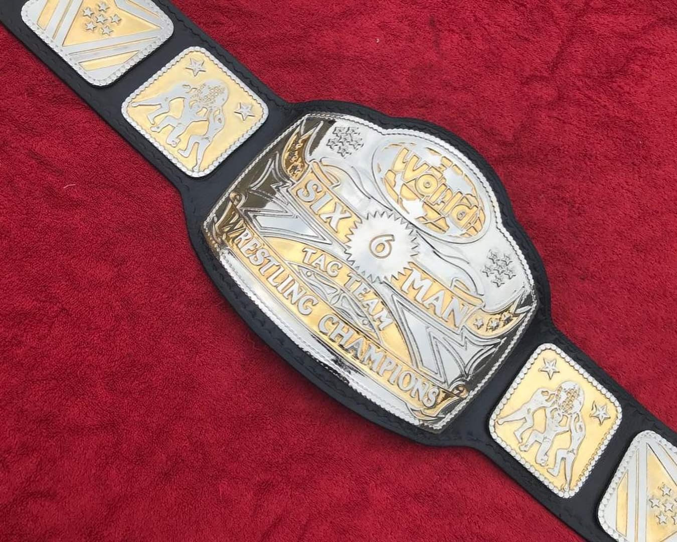 NWA Six man Tag Team Championship Belt