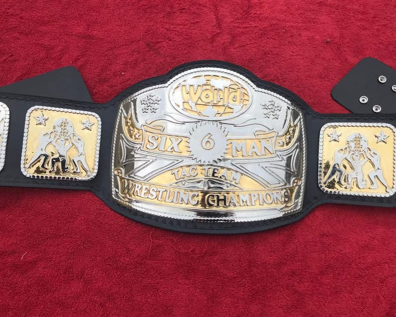 NWA Six man Tag Team Championship Belt