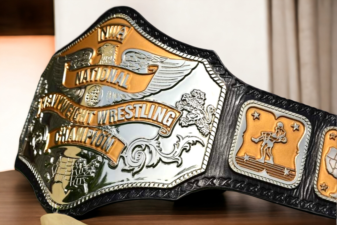 NWA National Heavyweight Championship Belt| nwa-national-heavyweight | championship belt | MnM Belts
