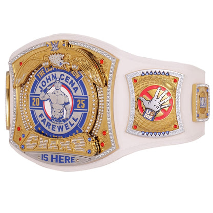 John Cena Farewell Tour 2025 Spinner Championship Replica Belt