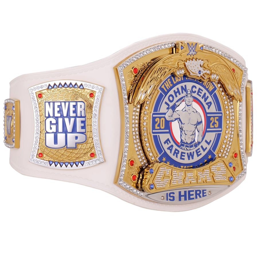 John Cena Farewell Tour 2025 Spinner Championship Replica Belt