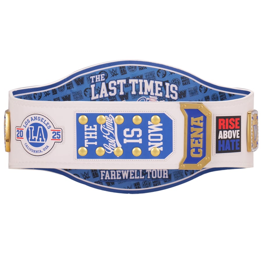 John Cena Farewell Tour 2025 Spinner Championship Replica Belt