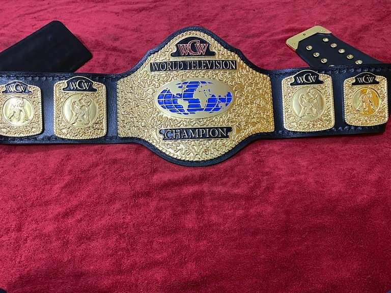  WCW World Television Championship Title Belt Replica