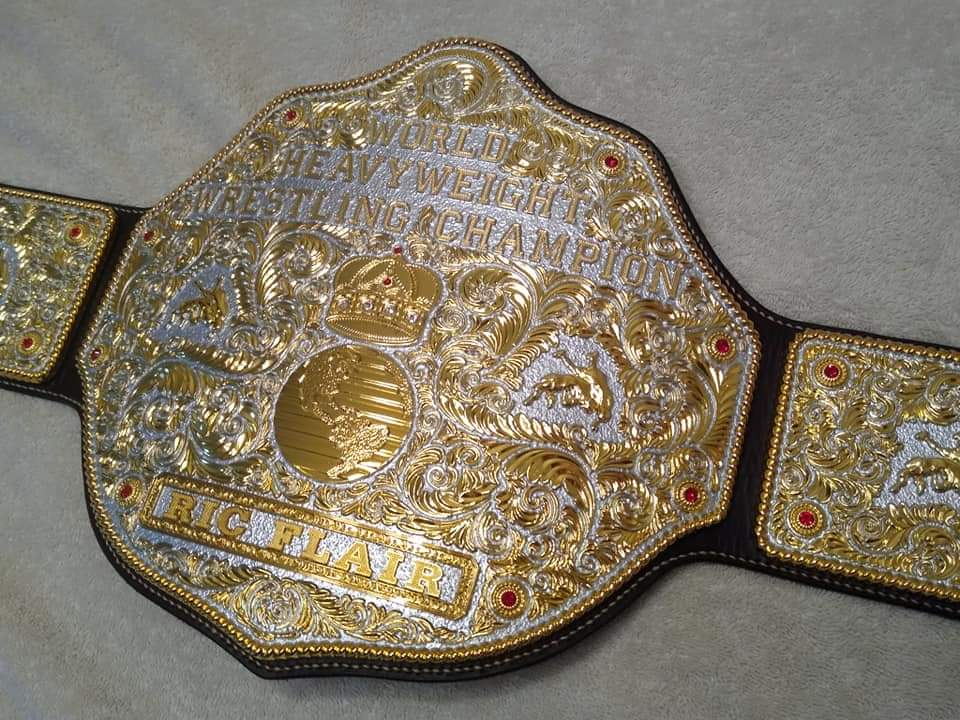 WCW Big Gold Heavyweight Championship Title Belt Replica