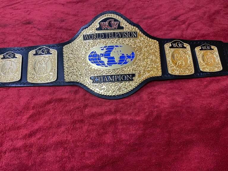 WCW World Television Championship Title Belt Replica
