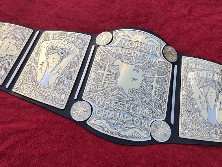 Mid South North American Championship Title Belt