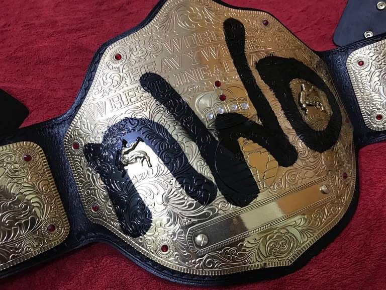 WCW NWO Big Gold Heavyweight Championship Title Belt Replica