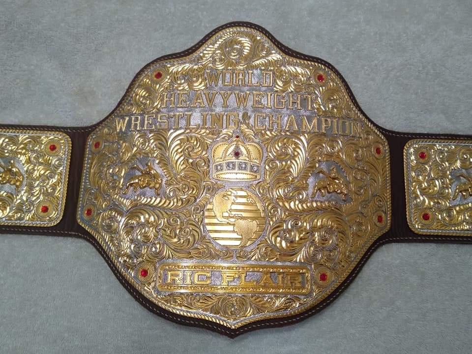 WCW Big Gold Heavyweight Championship Title Belt Replica