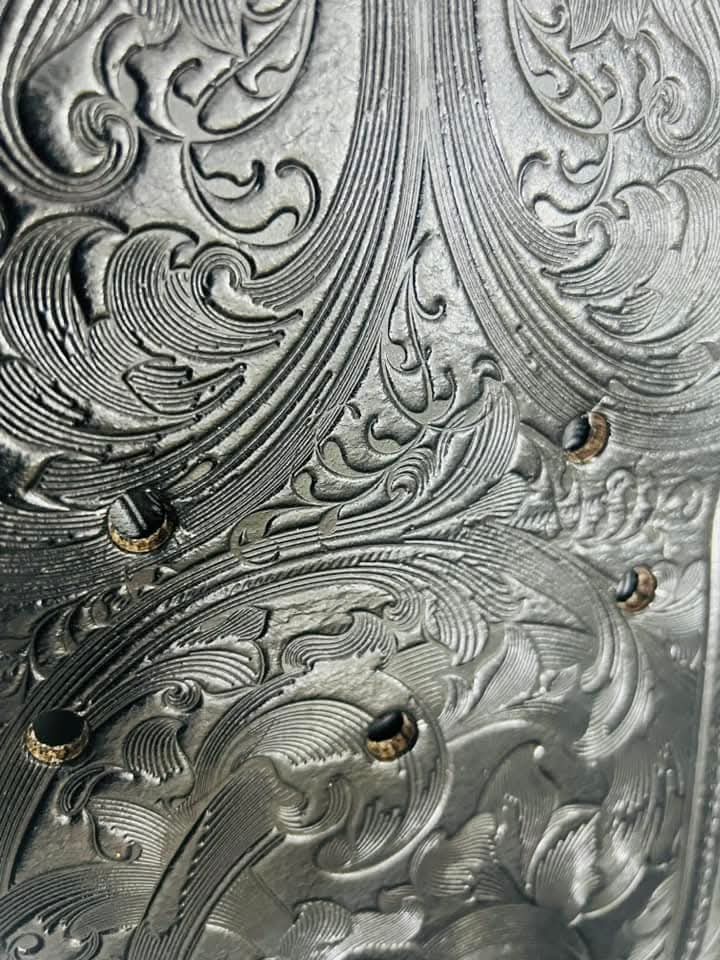 Hand-Tooled Leather Sendout Strap for 2023 WWE World Heavyweight Championship